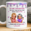 Custom 3D Inflated Effect Printed Mug - Personalized Mother's Day Birthday Gifts For Mom, Daughter - Love Grows Through You