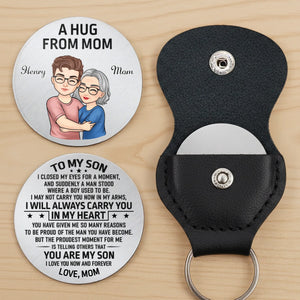 Custom Pocket Hug - Personalized Birthday Gifts For Mom, Son - A Small Hug With Big Love