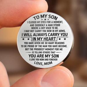 Custom Pocket Hug - Personalized Birthday Gifts For Mom, Son - A Small Hug With Big Love