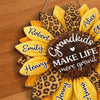 Custom Wood Sign - Personalized Birthday Gifts For Mom, Grandma - Our Family’s Heart