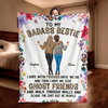 Custom Blanket - Personalized Best Friend Birthday Gifts For Women, Besties, Sisters, BFF - Sister My Forever Friend