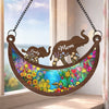 Custom Window Hanging Suncatcher Ornament - Personalized Mother's Day Birthday Gifts For Mom, Grandma - A Little One, A Big Love
