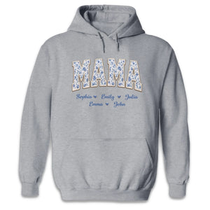 Custom Unisex T-shirt, Premium T-shirt, Hoodie - Personalized Mother's Day Birthday Gifts For Mom, Grandma - Mama Holds Us Together