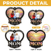 Custom Window Hanging Suncatcher Ornament - Personalized Mother's Day Birthday Gifts For Mom, Grandma - Forever Grateful For Mom