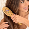 Custom Birth Month Flower Hair Brush - Personalized Thank You Graduation Birthday Gifts For Her, Friends, Sisters, Daughters, Mother, Bridesmaid - You Were Meant To Shine