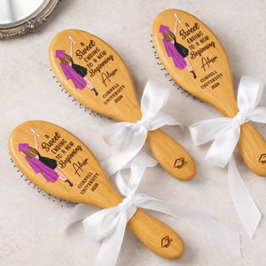 Custom Hair Brush - Personalized Graduation Birthday Gifts For Her, Friends, Sisters, Daughters, Mother- The Future Starts Today