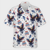 Custom Unisex Tropical Hawaiian Aloha Shirt - Personalized America 250th Anniversary Gifts For Women, Men - American Spirit Island Style