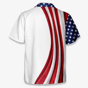 Custom Unisex Tropical Hawaiian Aloha Shirt - Personalized America 250th Anniversary Gifts For Women, Men - Made For Freedom And Sunshine