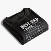 Custom Word Search Puzzle Unisex T-shirt, Premium T-shirt, Hoodie - Personalized Father's Day Birthday Gifts For Dad, Grandpa - Dad Strength Guides Us