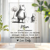 Custom Acrylic Plaque With Stand - Personalized Mother's Day Birhtday Gifts For Mom, Grandma - Always Loved, Always Yours