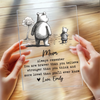 Custom Acrylic Plaque With Stand - Personalized Mother's Day Birhtday Gifts For Mom, Grandma - Always Loved, Always Yours