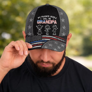 Custom Hat, All Over Print Classic Cap - Personalized Father's Day Birthday Gifts For Dad, Grandpa - Cool Dad Club