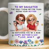 Custom Mug - Personalized Mother's Day Birthday Gifts For Mom, Daughter - You Make Life Beautiful