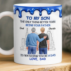 Custom 3D Inflated Effect Printed Mug - Personalized Birthday Gifts For Son - Always Be My Little Boy