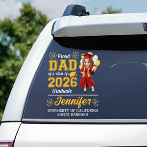 Custom RV Decal - Personalized Graduation Gifts For Him, Her - Go Where Your Dreams Take You