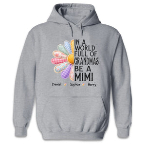 Custom Unisex T-shirt, Premium T-shirt, Hoodie - Personalized Mother's Day Birthday Gifts For Mom, Grandma - Grandma Love Feels Like Home