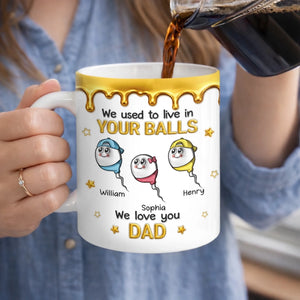 Custom 3D Inflated Effect Printed Mug - Personalized Funny Father's Day Birthday Gifts For Dad - My First Hero