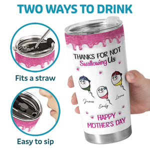 Custom 3D Inflated Effect Printed Tumbler - Personalized Mother's Day Birthday Gifts For Mom - Your Love Is My Superpower