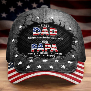 Custom Hat, All Over Print Classic Cap - Personalized Father's Day Birthday Gifts For Dad, Grandpa - Blessed Beyond Measure