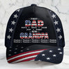 Custom Hat, All Over Print Classic Cap - Personalized Father's Day Birthday Gifts For Dad, Grandpa - Dad Always Our Protector