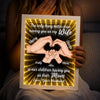 Custom Infinity Mirror Light Box - Personalized Anniversary Wedding Gifts For Husband And Wife, Him And Her - Love That Shines Beyond Time