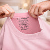 Custom Inside Neck Print T-Shirt - Personalized Birthday Gifts For Granddaughter - Never Forget How Loved You Are
