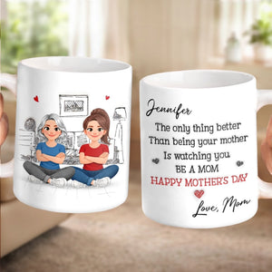 Custom Mug - Personalized Mother's Day Birthday Gifts For Mom, Daughter - A Bond That Only Grows