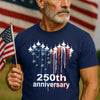 Unisex T-shirt, Premium T-shirt, Hoodie - America 250th Anniversary Gifts For Men And Women - United We Stand