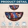 Custom Non-Pleated Fan Flag - Personalized America 250th Anniversary Gifts For Mom, Dad, Brother, Sister, Kids - Welcome To Our American Home