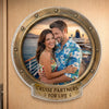Custom Photo Cruise Ship Door Magnet - Personalized Summer Vacation And Travel Gifts For Husband And Wife, Him And Her - Sailing Into Our Next Adventure