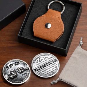 Custom Pocket Hug - Personalized Birthday Gifts For Son - You Are Stronger Than You Think