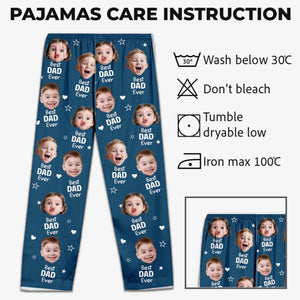 Custom Photo Pajama Pants - Personalized Mother's Day, Father's Day Gifts For Mom, Grandma, Dad, Grandpa - Family Love Never Sleeps Ever