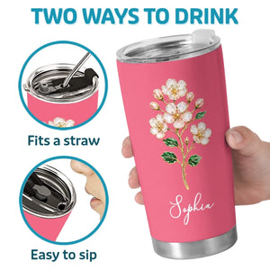 Custom Tumbler - Personalized Best Friend Birthday Gifts For Women, Besties, Sisters, BFF, Family, Yourself - Be Proud Of Yourself