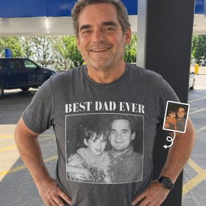Custom Photo Unisex T-shirt, Premium T-shirt, Hoodie - Personalized Father's Day Gifts For Dad, Grandpa - Dad Moments Hit Different