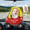 Custom Photo Acrylic Car Ornament - Personalized Funny Gifts For Best Friends, Family - Tiny Copilot On Duty
