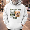 Custom Unisex T-shirt, Premium T-shirt, Hoodie - Personalized America 250th Anniversary Father's Day Birthday Gifts For Dad, Grandpa, Dog Cat Lovers, Dog Dad - Proud Dog Dad Always