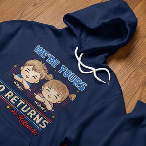 Custom Unisex T-shirt, Premium T-shirt, Hoodie – Personalized Father's Day Birthday Gifts For Dad, Grandpa – No Returns Or Refunds