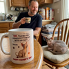 Custom 3D Inflated Effect Printed Mug - Personalized Father's Day Gifts For Dog Cat Lovers, Dog Dad And Mom, Cat Owners - Thanks For Handling All My Chaos