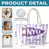 Custom Beach Bag - Personalized Summer Vacation And Travel, Graduation Gifts For Him, Her - Poolside Campus Pride