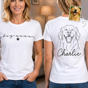 Custom Photo Unisex T-shirt - Personalized Birthday Gifts For Dog Cat Lovers, Dog Dad And Mom, Cat Owners - Fur Mama Mood