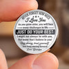 Custom Pocket Hug - Personalized Birthday Gifts For Granddaughter - Keep This Close To Your Heart