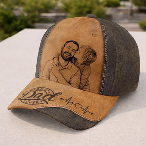 Custom Photo Hat, All Over Print Classic Cap - Personalized Father's Day Birtday Gifts For Dad, Grandpa - Strong Hearts Raise Strong Families