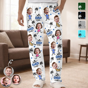 Custom Photo Pajama Pants - Personalized Father's Day Birthday Gifts For Dad, Grandpa - Dad’s Love Means Everything