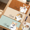 Custom Photo Desk Mat - Personalized Birthday Gifts For Dog Cat Lovers, Dog Dad And Mom, Cat Owners - A Daily Reminder To Stay Pawsitive