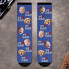 Custom Photo Middle Tube Socks - Personalized Father's Day Birthday Gifts For Dad, Grandpa - Cool Dads Wear Cool Socks