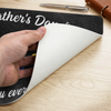 Custom Desk Mat - Personalized Father's Day Birthday Gifts For Dad, Grandpa - Tiny Hands, Big Love For Daddy