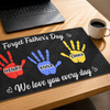 Custom Desk Mat - Personalized Father's Day Birthday Gifts For Dad, Grandpa - Tiny Hands, Big Love For Daddy