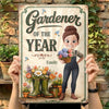 Custom Home Decor Metal Sign - Personalized Birthday Garden Gifts For Gardeners - Greenery Is My Therapy