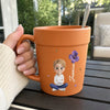 Custom Plant Pot Ceramic Mug - Personalized Birthday Garden Gifts For Gardeners - My Little Green World