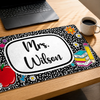 Custom Desk Mat - Personalized Birthday Gifts For Teachers - Best Teacher Ever